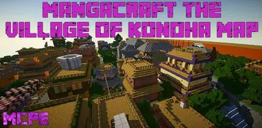 MangaCraft The village of Konoha Map for MCPE