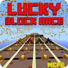 Lucky Block Race Map for Minecraft PE icône