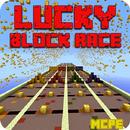 Lucky Block Race Map for Minecraft PE aplikacja