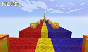 Lucky Block Race Map for Minecraft PE capture d'écran 2