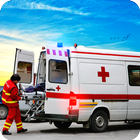 Ambulance Drive Simulator: Ambulance Driving Games ไอคอน