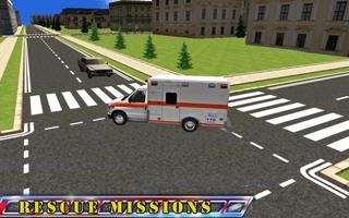 Ambulance Drive Simulator: Ambulance Driving Games ภาพหน้าจอ 2