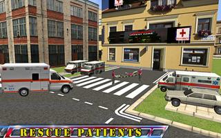 Ambulance Drive Simulator: Ambulance Driving Games capture d'écran 3