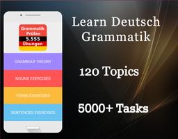 Learn Deutsch Grammatik Plakat
