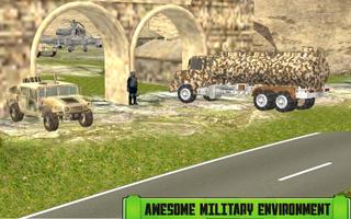 Army Oil Truck 3D capture d'écran 3