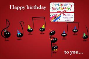 My Name Birthday Songs maker 2 poster