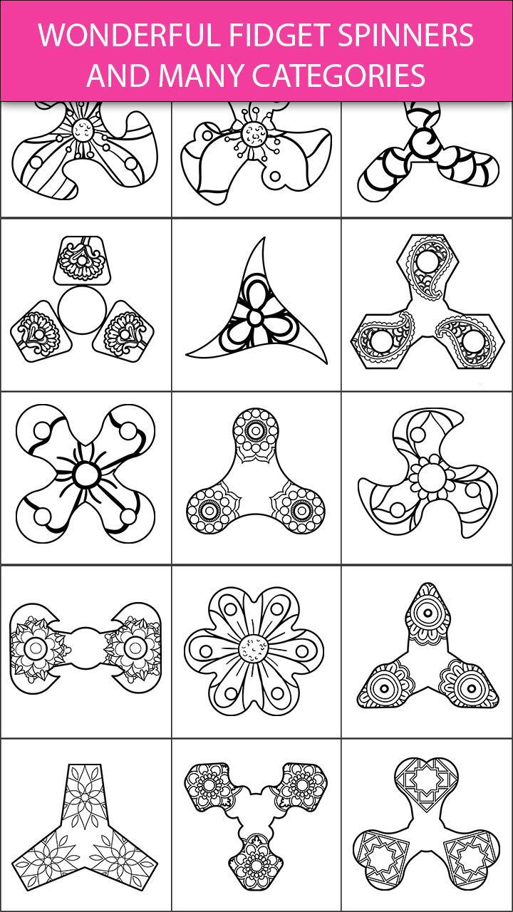 completare spinner da colorare  disegni da colorare