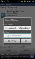 Revenue Monitor for Tapjoy تصوير الشاشة 1