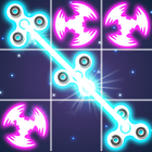 Tic Tac Toe Glow - Fidget Spinner icon