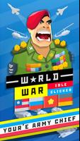 World war: idle clicker-poster