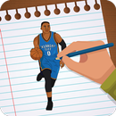 Draw NBA Basketball - Players, Face, Dunk & Coach APK
