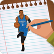 Draw NBA  Basketball