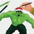 Superheroes : How to Draw 3D APK