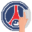 Pixel 3D Football Logo Colorin