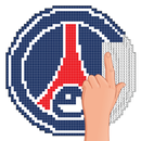 Pixel 3D Football Logo Colorin APK