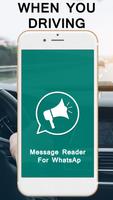 Message Reader For WhatsAp Plakat