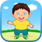 Body parts for kids icône