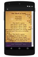 B.B. King Lyrics Ekran Görüntüsü 2