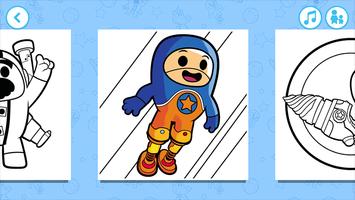 Go Jetters Colouring Plakat