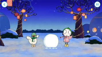 Sarah & Duck: Build a Snowman Ekran Görüntüsü 1