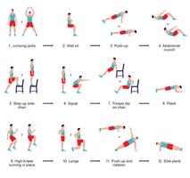 7 MINUTE CIRCUIT WORKOUT ảnh chụp màn hình 3