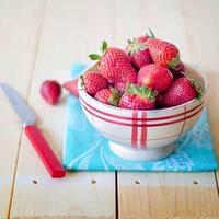 Healthy Strawberry Dessert Poster