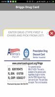 Briggs Drug Card capture d'écran 2