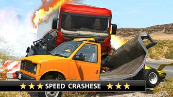 Chargé un camion crash Moteur Dommage Simulateur Affiche
