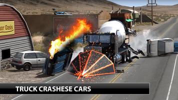 Loaded Truck Crash Engine Damage Simulator screenshot 2