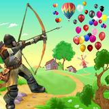 Real Crossbow Balloons shooter icône