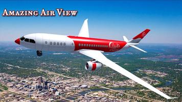 Airplane Flight Simulator 2020: Real Jet Pilot Fly Plakat