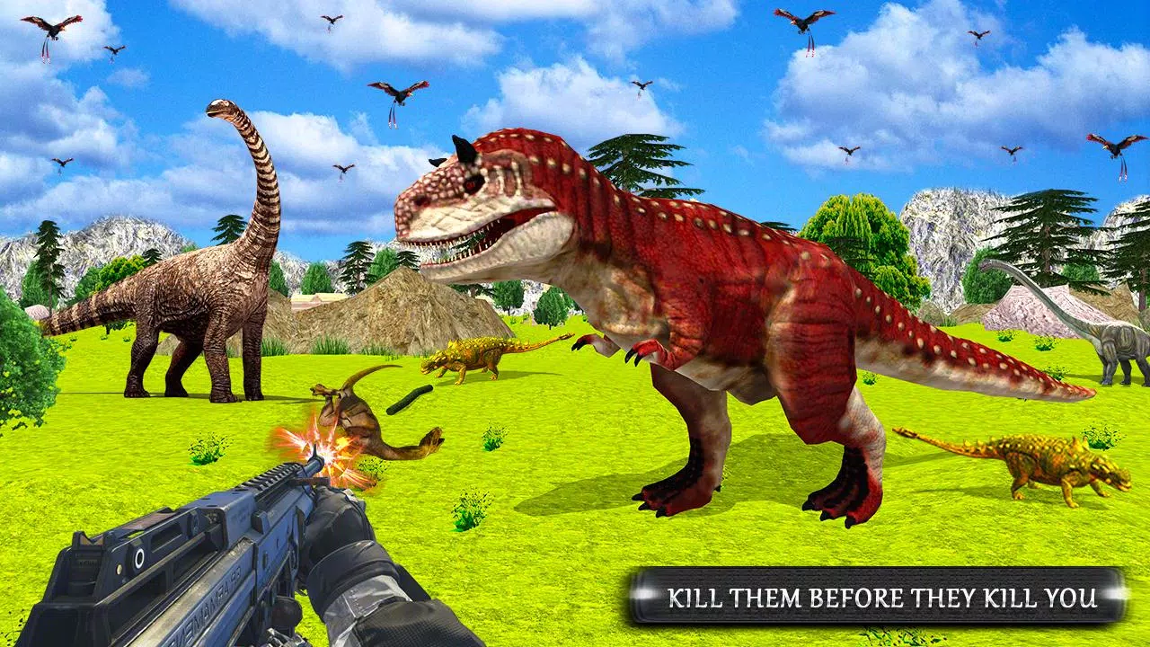 Deadly Dinosaur Hunter Shooter no Jogos 360