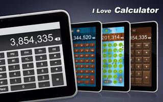 I Love Calculator Free Affiche