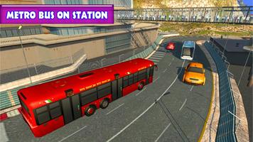 Off road modern metro bus: crazy simulator drive Affiche