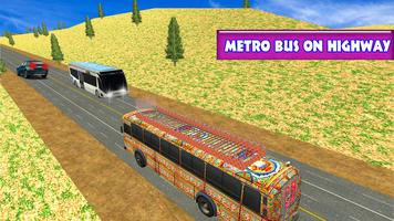 Off road modern metro bus: crazy simulator drive captura de pantalla 1