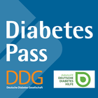 Gesundheits-Pass Diabetes Zeichen
