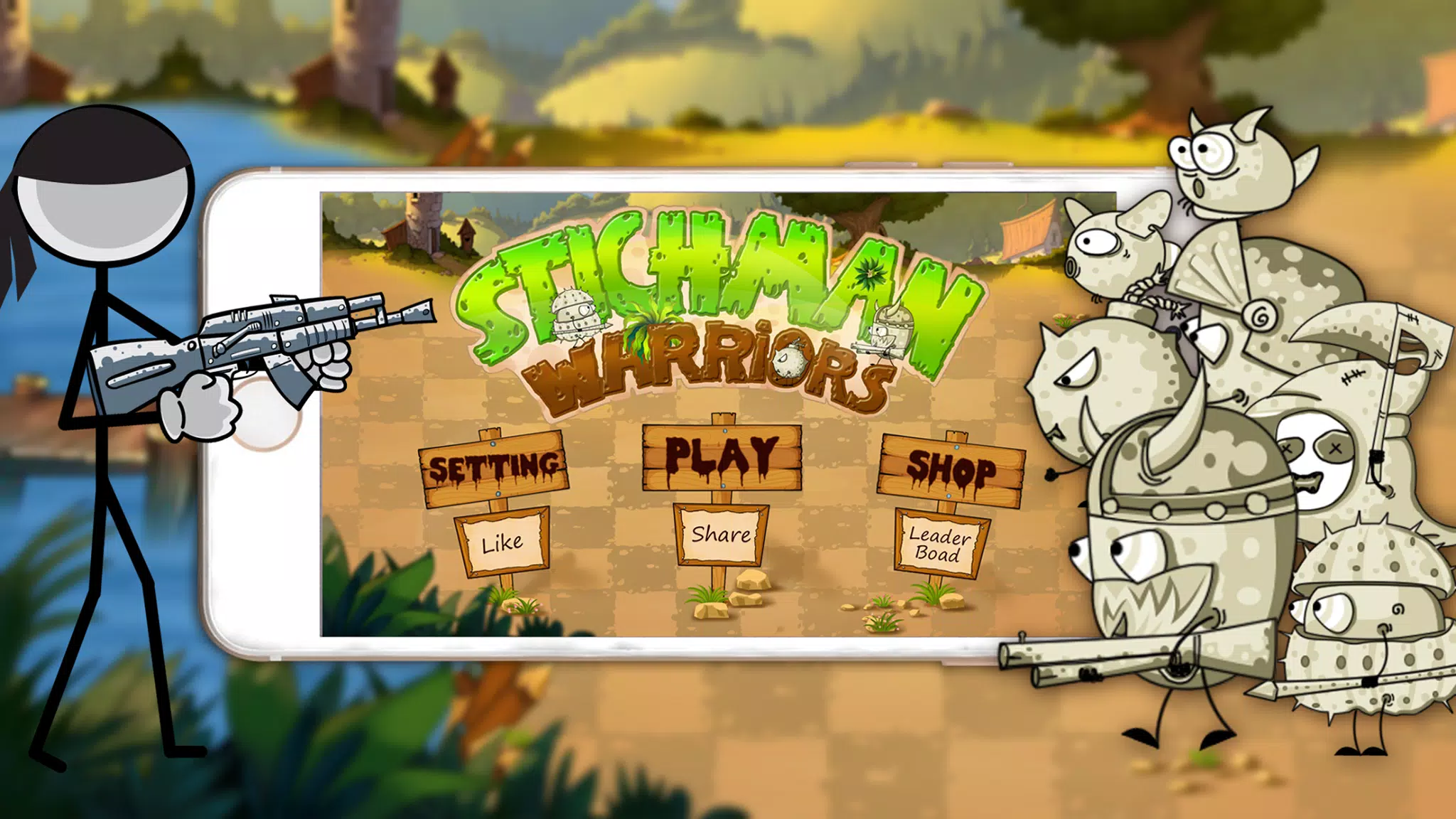 Stickman Warriors: Cartoon Wars APK for Android Download Stickman Warriors: Cartoon Wars APK for Android Download
