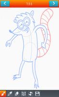 how to draw regular Show syot layar 3