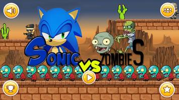 Sonic Vs Zombies Affiche