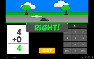 Racing Addition Kids Math Lite screenshot 2