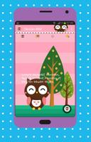 Tema cute owl 截图 1