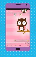 Tema cute owl スクリーンショット 2