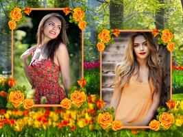 Garden Dual Photo Frames الملصق