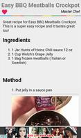 BBQ MeatBall Recipes Full capture d'écran 2