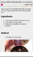 BBQ Chicken Crockpot Recipes capture d'écran 2