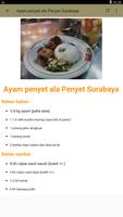 Resep Ayam Penyet Pilihan capture d'écran 1