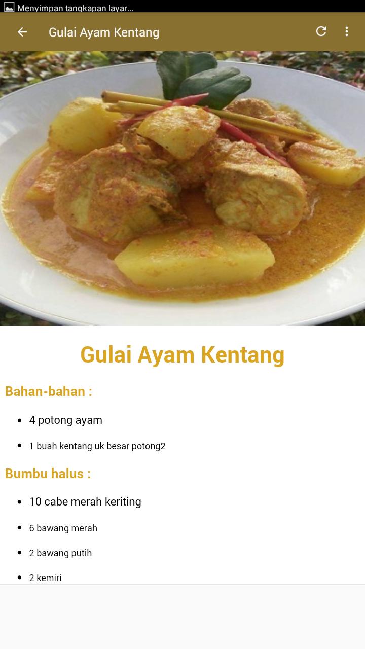 Resep Gulai Ayam 2018 For Android Apk Download