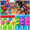 Colors For Children to Learn With Cake Pop