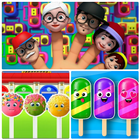 Colors For Children to Learn With Cake Pop icône