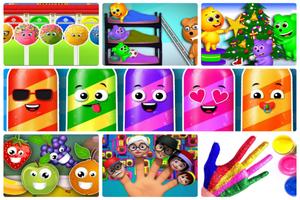 Colors For Children to Learn With Cake Pop poster